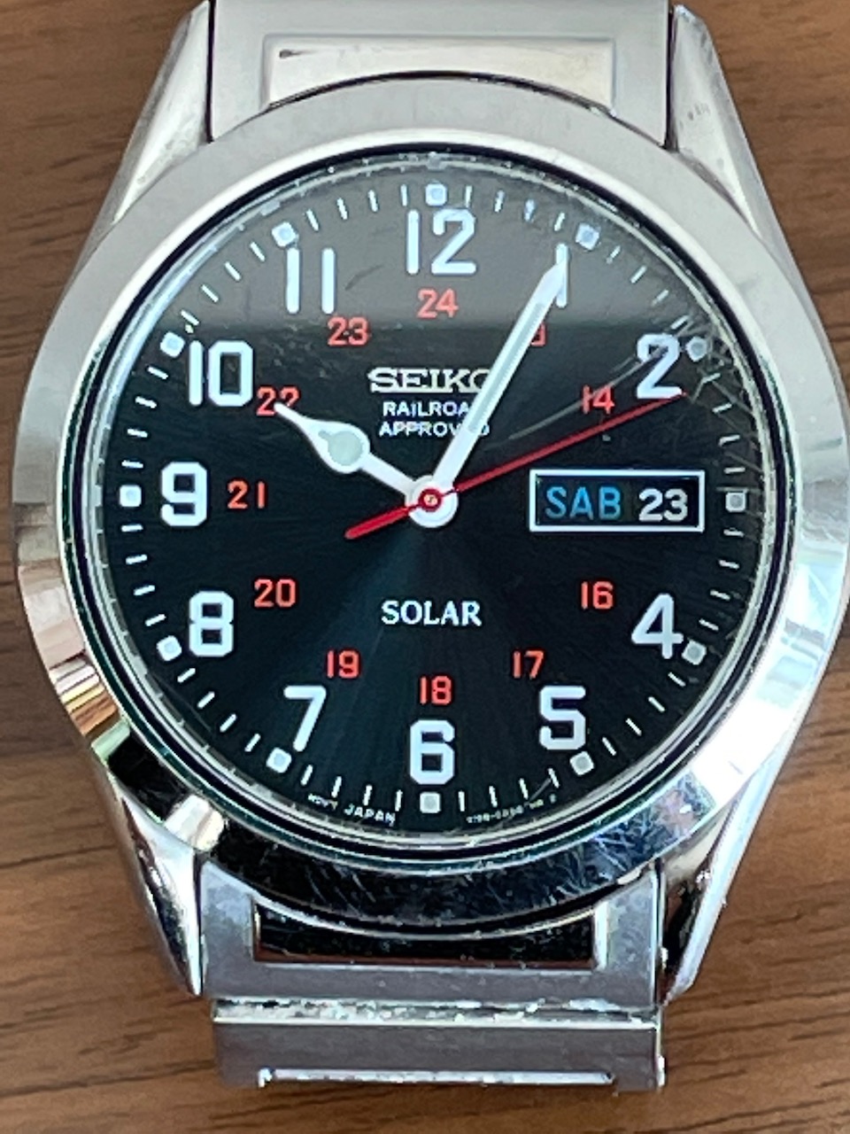 University of Puget Sound Women's League | Item Preview: Men's Seiko  Railroad Approved Solar Wristwatch