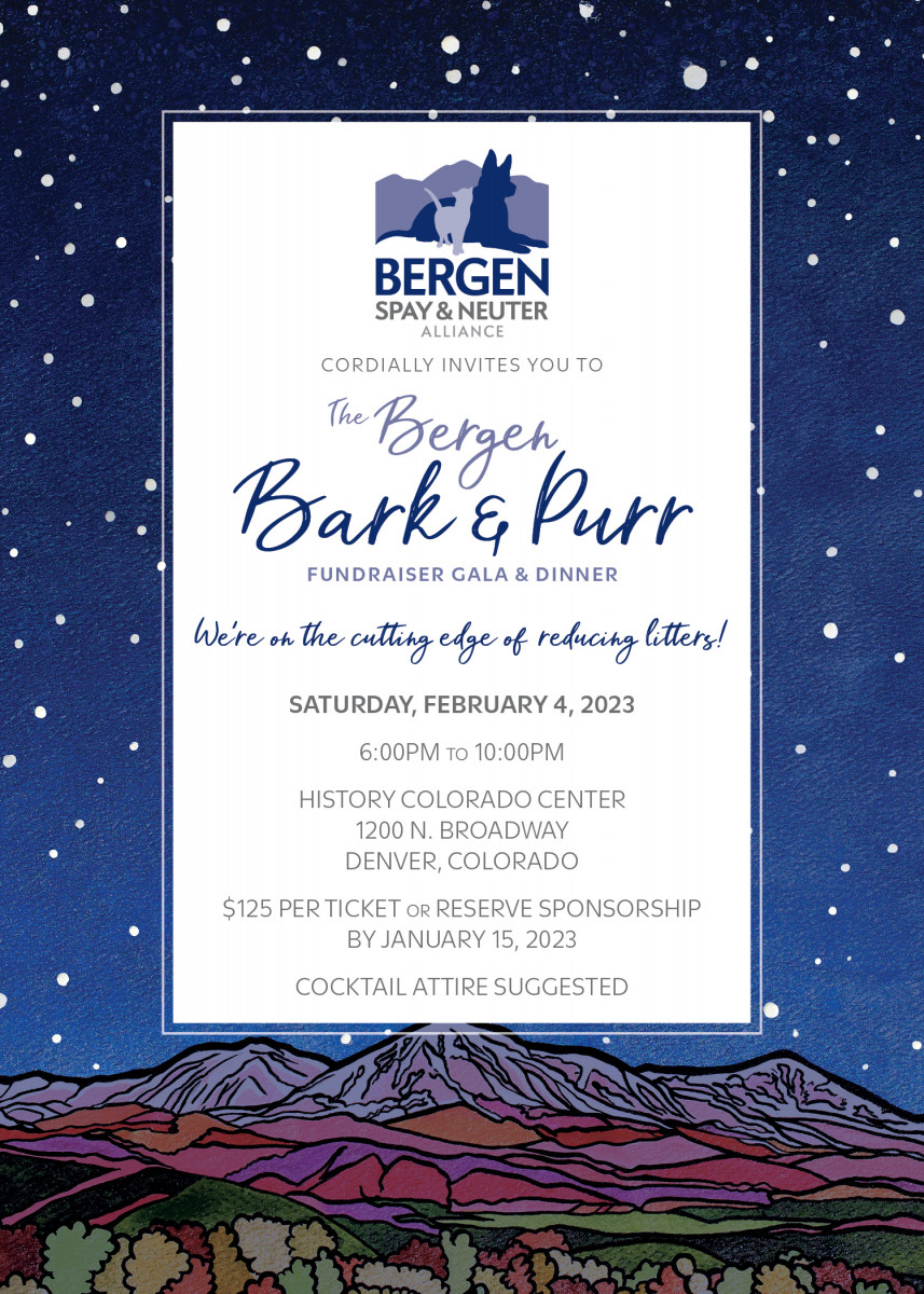 Bergen gala invitation